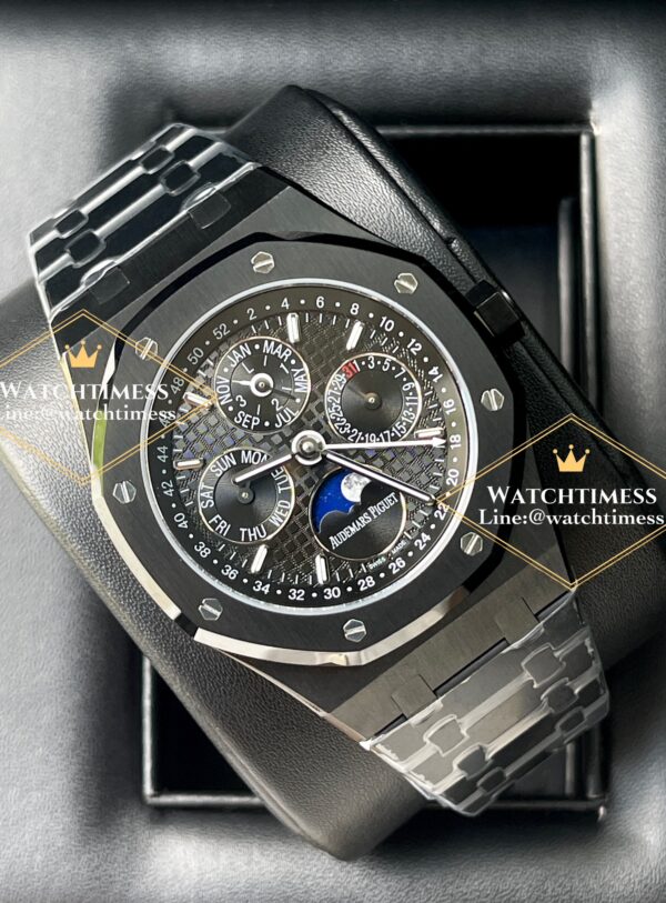️Audemars Piguet Ap.26579CE Royal Oak Perpetual Calendar Black Ceramic BBR Factory - Image 3