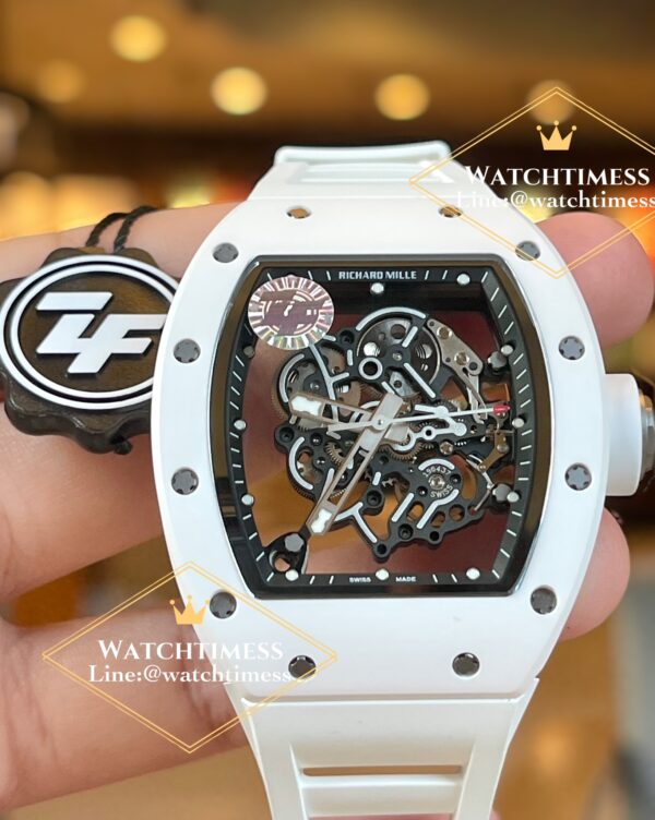 Richard Mille Rm055 Bubba Watson White Ceramic ZF V.2 Factory - Image 5