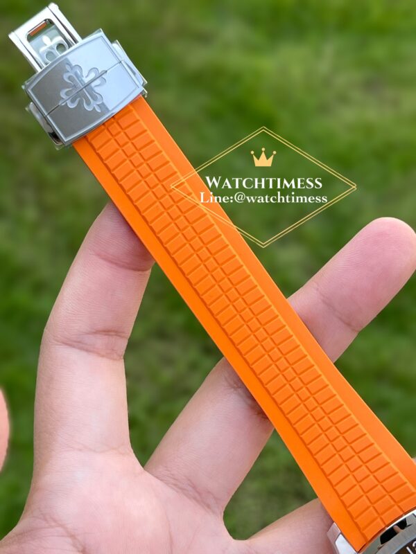 Patek Philippe Aquanaut 5167a Orange Rubber Super Clone330 3K Factory - Image 9