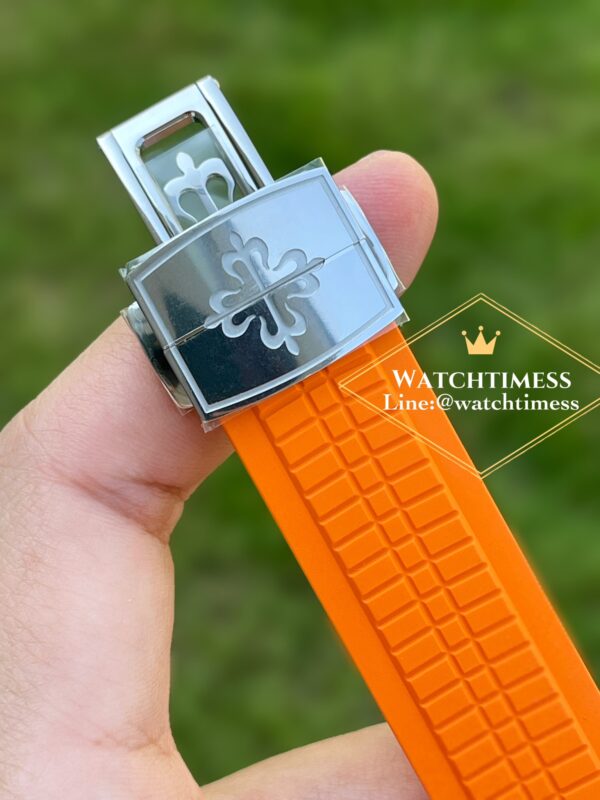 Patek Philippe Aquanaut 5167a Orange Rubber Super Clone330 3K Factory - Image 11