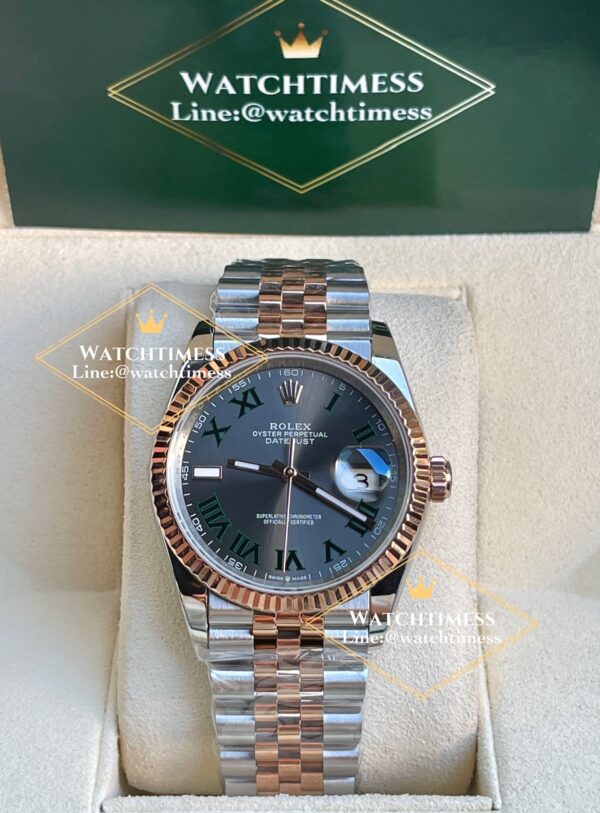 ️Rolex Datejust Wimbledon 36mm. Twotone Rosegold Ref.126231 DIW Factory - Image 5
