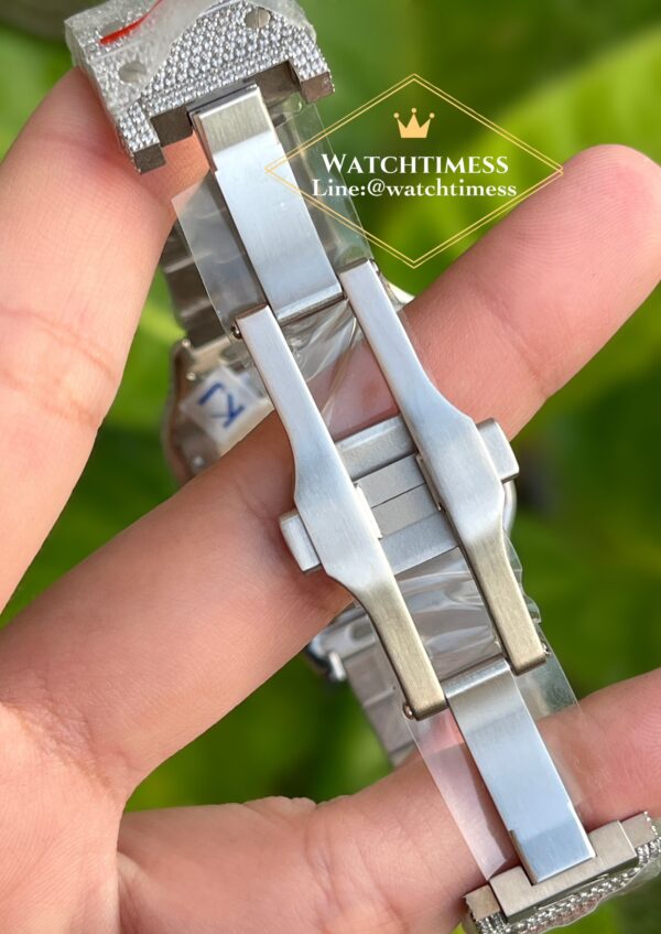 Cartier Santos100 Full Diamond 40mm. Ref.WSSA0018 TW Factory - Image 9