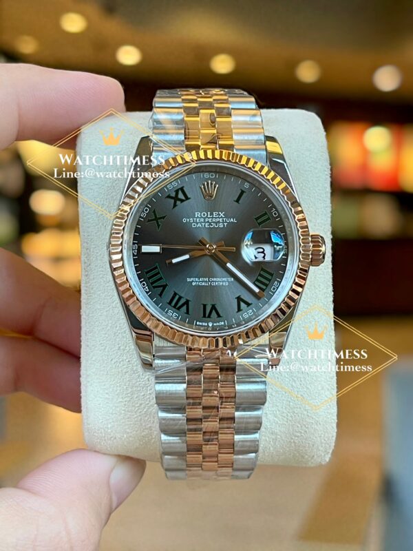️Rolex Datejust Wimbledon 36mm. Twotone Rosegold Ref.126231 DIW Factory - Image 2