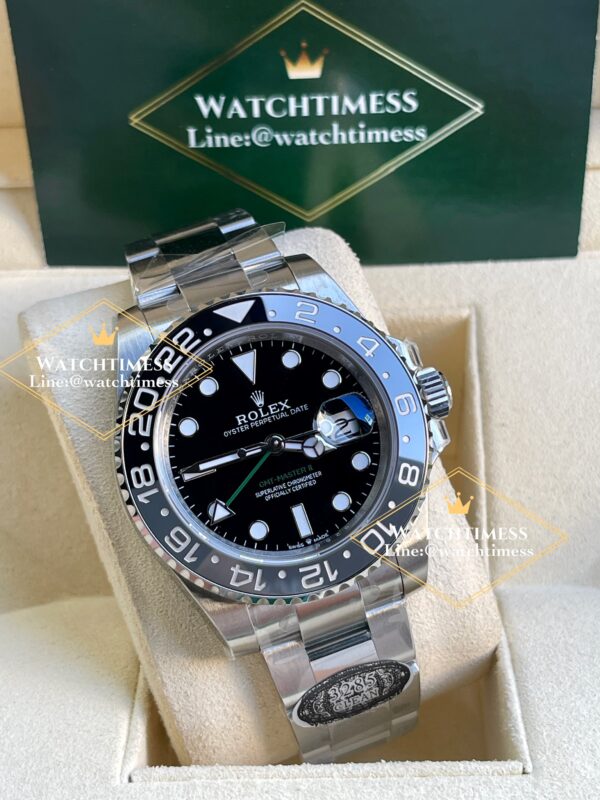Rolex GMT Master II Black/Grey ‘Bruce Wayne’ Clean v.3 Factory Ref.126710GRNR ( New2024 ) - Image 4