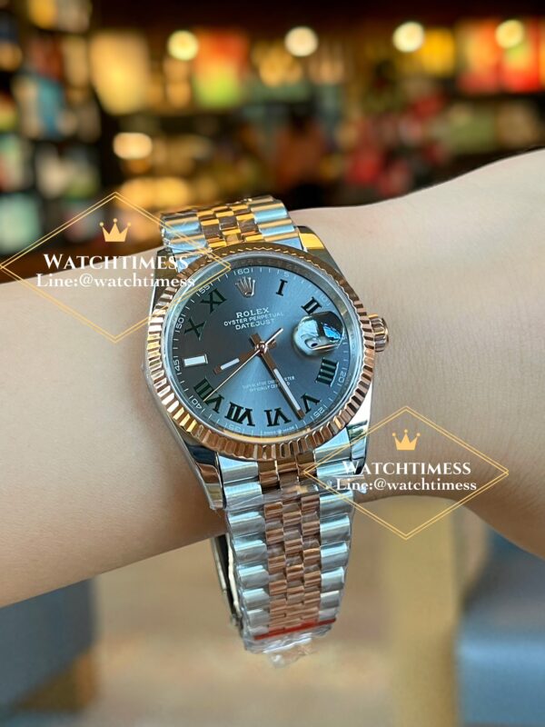 ️Rolex Datejust Wimbledon 36mm. Twotone Rosegold Ref.126231 DIW Factory - Image 3