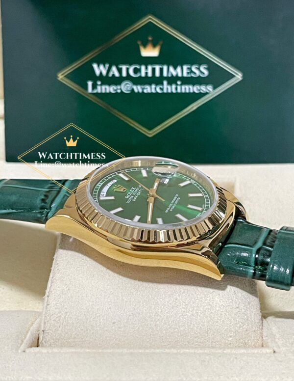 Rolex Day-Date Green Dial Yellowgold 36mm. Ref.118138 BP Factory - Image 5