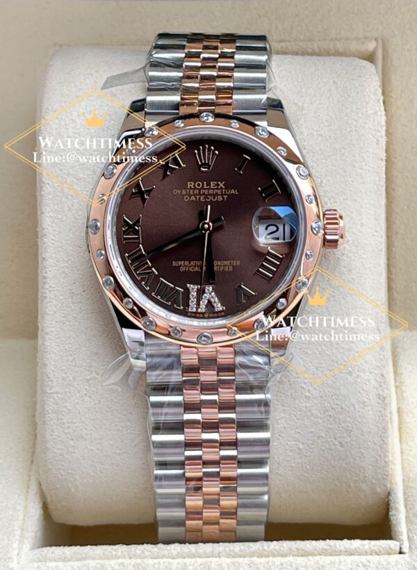 Rolex Datejust Choc Roman 31mm. 2K Rosegold Jubilee Ref.278341 EW Factory