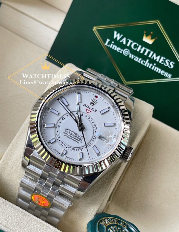 Rolex Sky-Dweller Ref.326934-0004 42mm. White Dial ZF Factory - Image 8