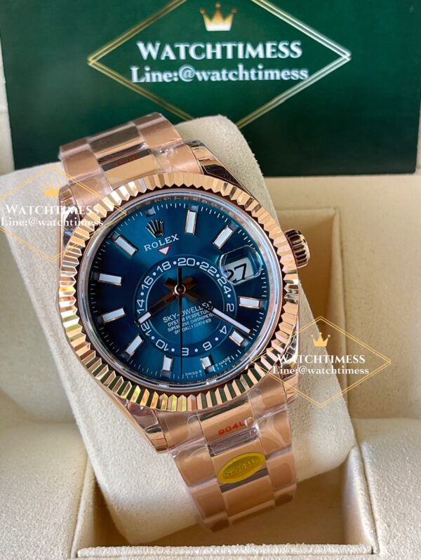 Rolex Sky-Dweller Blue Dial Rosegold 42mm. Ref.336935 Noob Factory v.2 - Image 4
