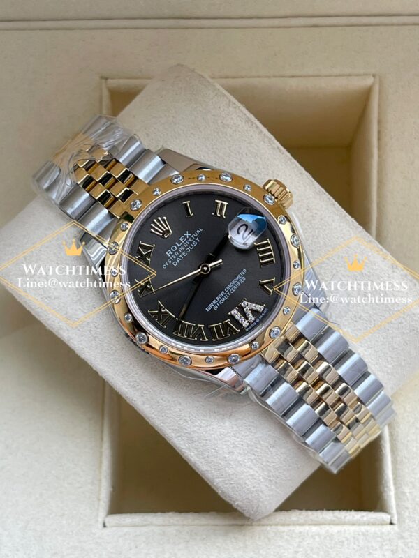 ️Rolex Datejust Grey Roman 31mm. 2K Yellow Gold Jubilee Ref.278343 EW Factory - Image 3