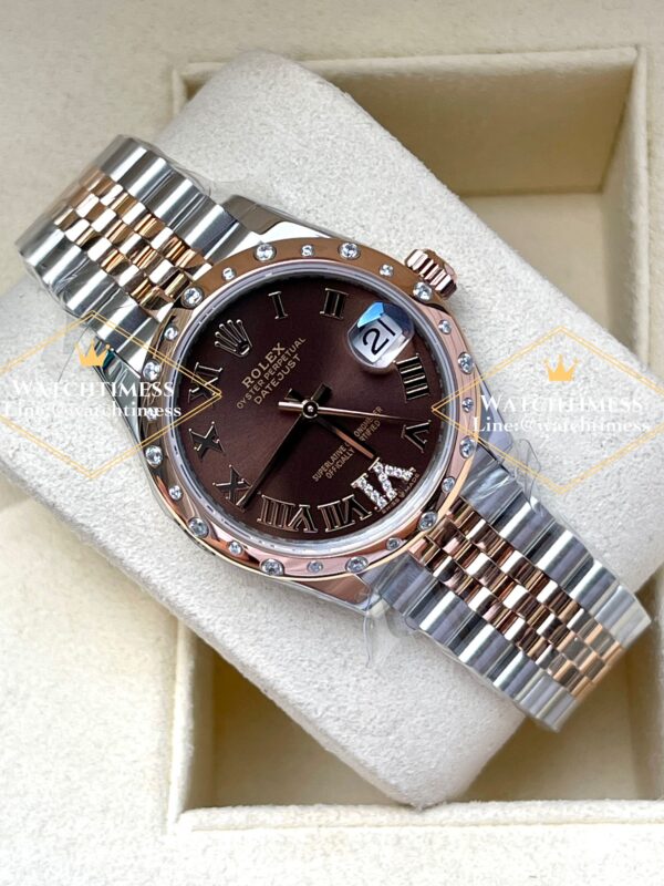 Rolex Datejust Choc Roman 31mm. 2K Rosegold Jubilee Ref.278341 EW Factory - Image 4