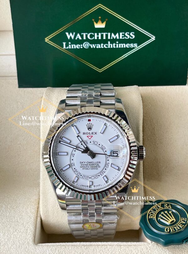 Rolex Sky-Dweller Ref.326934-0004 42mm. White Dial ZF Factory - Image 6