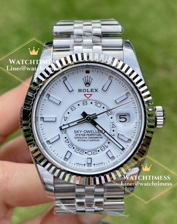 Rolex Sky-Dweller Ref.326934-0004 42mm. White Dial ZF Factory - Image 4