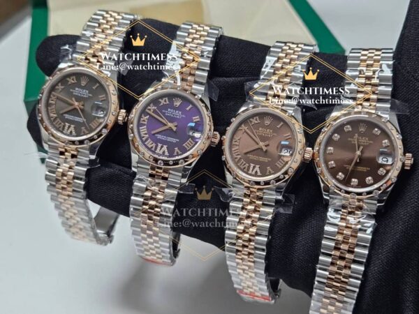 Rolex Datejust Purple Roman 31mm. 2K Rosegold Jubilee Ref.178341 EW Factory - Image 5