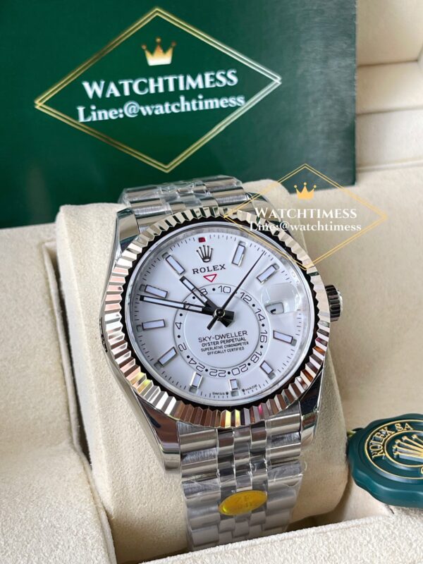 Rolex Sky-Dweller Ref.326934-0004 42mm. White Dial ZF Factory - Image 7