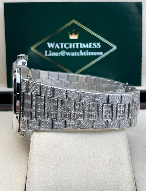 Patek Philippe 5711 Full Diamond Pink Custom TW Factory - Image 10