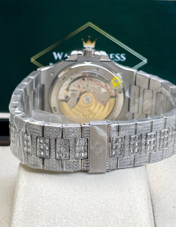 Patek Philippe 5711 Full Diamond Pink Custom TW Factory - Image 13