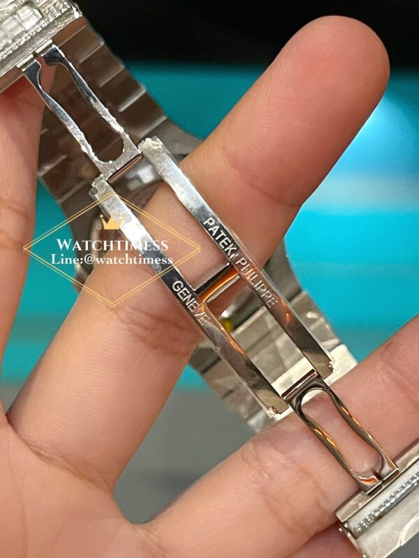 Patek Philippe 5711 Full Diamond Green Custom TW Factory - Image 11