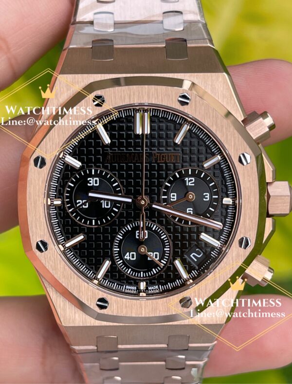 Audemars Piguet Chronograph ‘Ap26240OR’ Black Dial Rosegold Anniversary 50 years APS Factory - Image 4