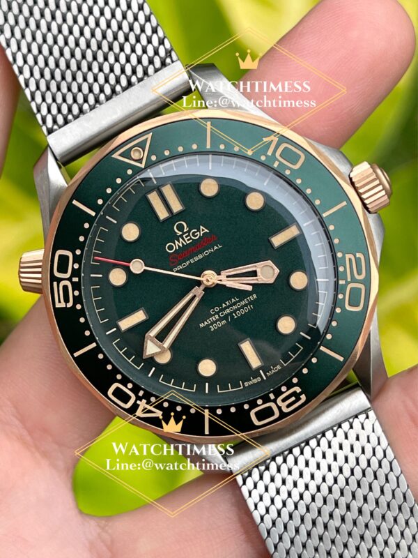 Omega Seamaster 2025 Diver 300M in Titanium Bronze Gold Green Dial VSF Factory