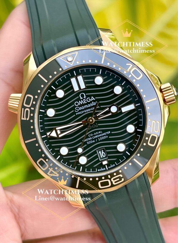 Omega Seamaster 2025 Green Dial Moonshine Yellow Gold VSF Factory
