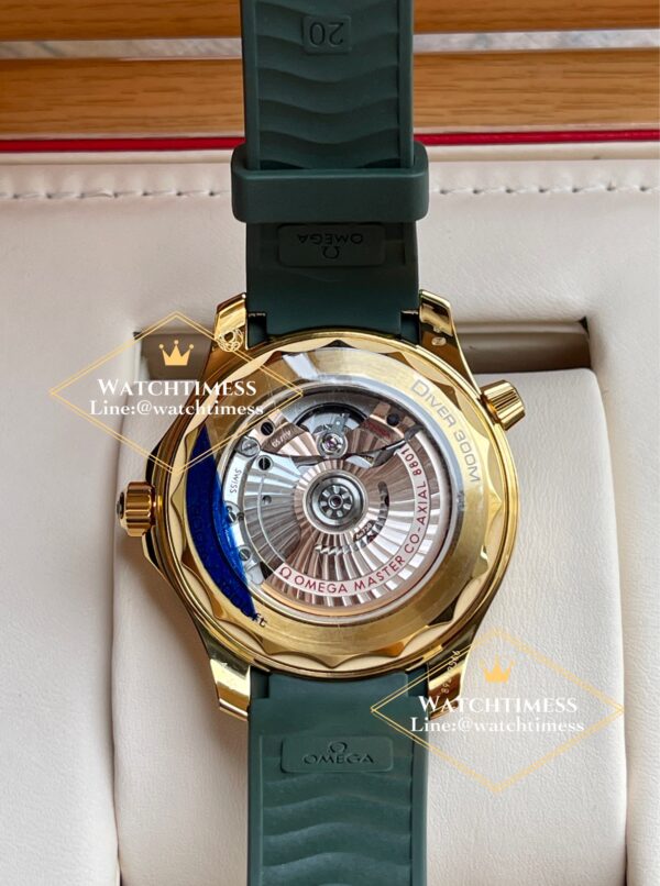 Omega Seamaster 2025 Green Dial Moonshine Yellow Gold VSF Factory - Image 11