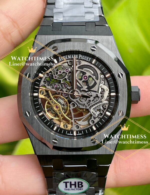 Audemars Piguet Royal Oak 15416CE Black Ceramic Skeleton THB Factory - Image 3