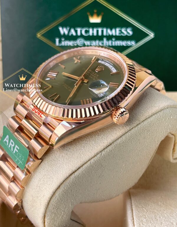 Rolex Day-Date 40mm. Green Dial Rose Gold Ref.228235 AR Factory - Image 8