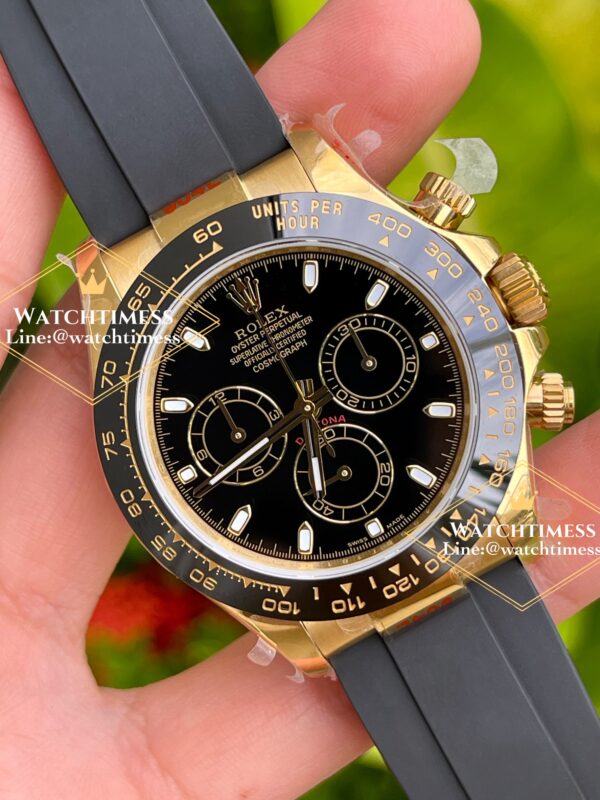Rolex Daytona Black Dial Yellowgold Ref.116518LN Q Factory