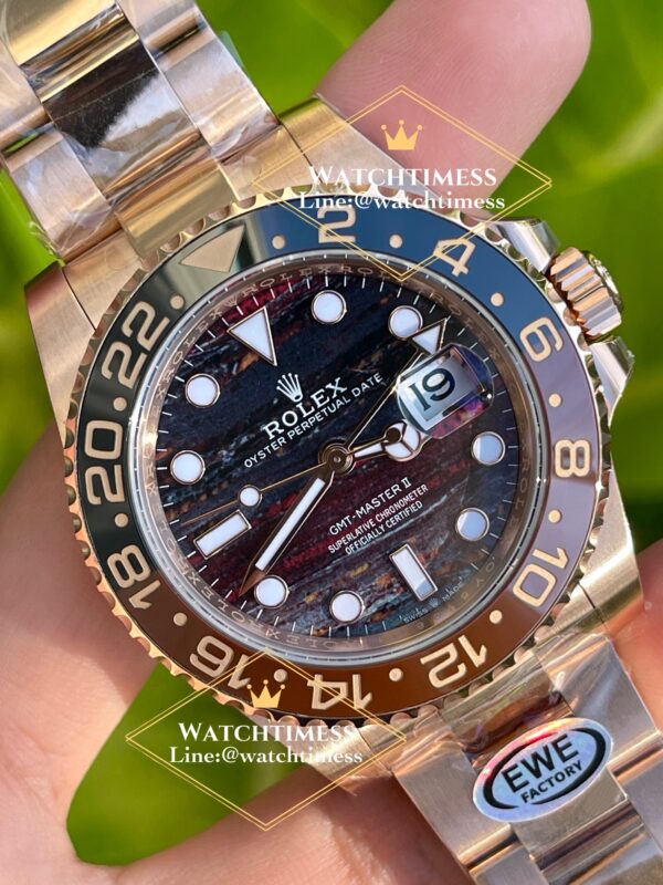 Rolex GMT‑Master II “Tiger Iron Dial” Ref.126715CHNR EWE Factory