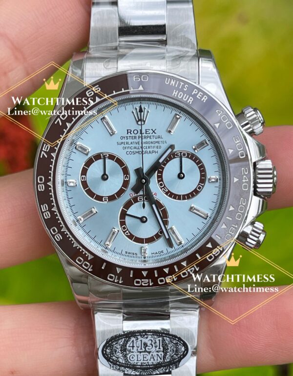 ️Rolex Daytona Iceblue(New4131) Baguette 60th Anniversary Ref.126506A Clean Factory - Image 3