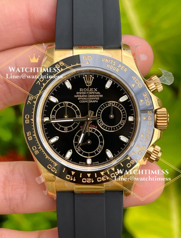 Rolex Daytona Black Dial Yellowgold Ref.116518LN Q Factory - Image 4
