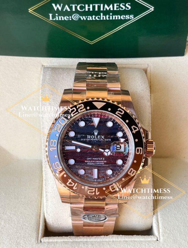 Rolex GMT‑Master II “Tiger Iron Dial” Ref.126715CHNR EWE Factory - Image 5