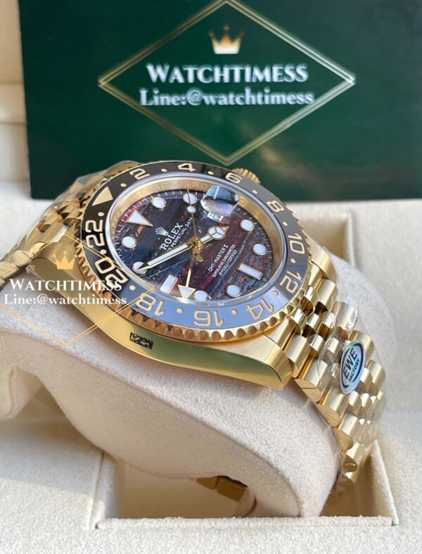 Rolex GMT-Master II “Tiger Iron” Yellow Gold Ref. 126718GRNR EWE Factory - Image 6