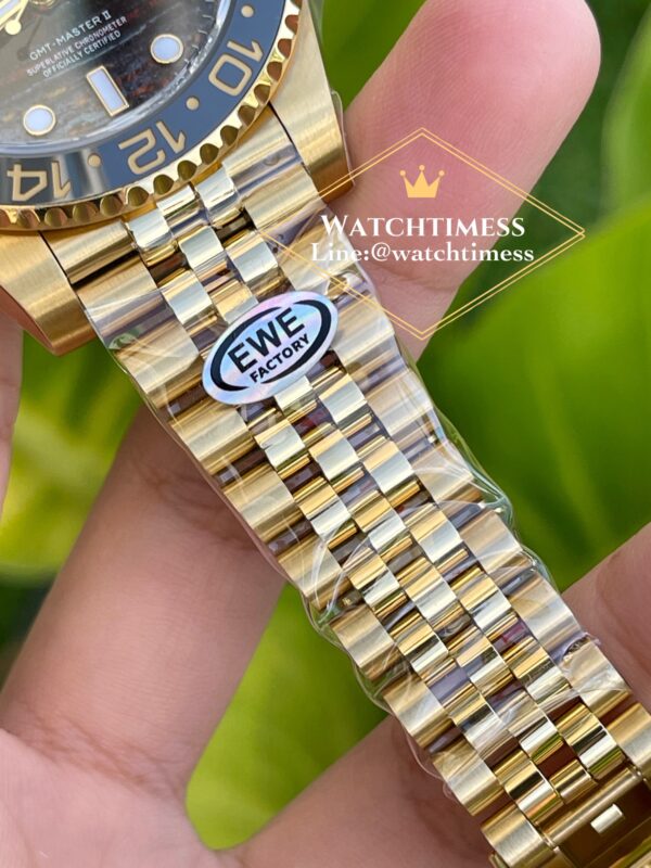Rolex GMT-Master II “Tiger Iron” Yellow Gold Ref. 126718GRNR EWE Factory - Image 8