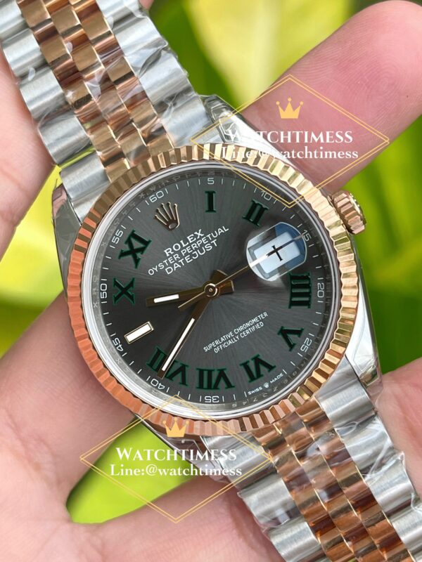 Rolex Datejust Wimbledon 36mm. Twotone Rosegold Ref.126231 Vsf Factory