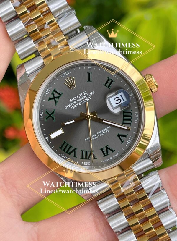 ️Rolex Datejust Wimbledon 41mm. Yellow Gold Ref.126300 Vsf Factory