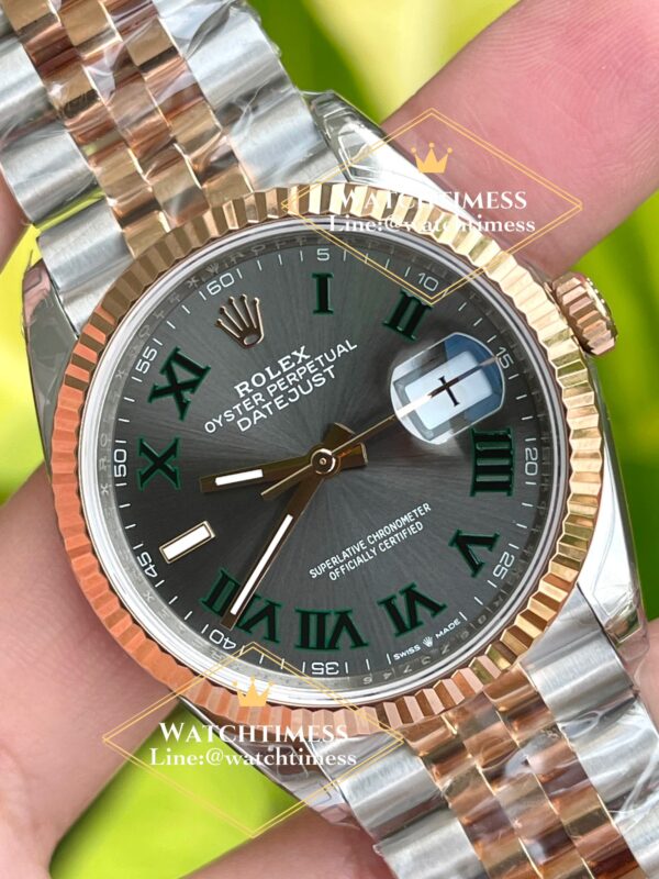Rolex Datejust Wimbledon 36mm. Twotone Rosegold Ref.126231 Vsf Factory - Image 3