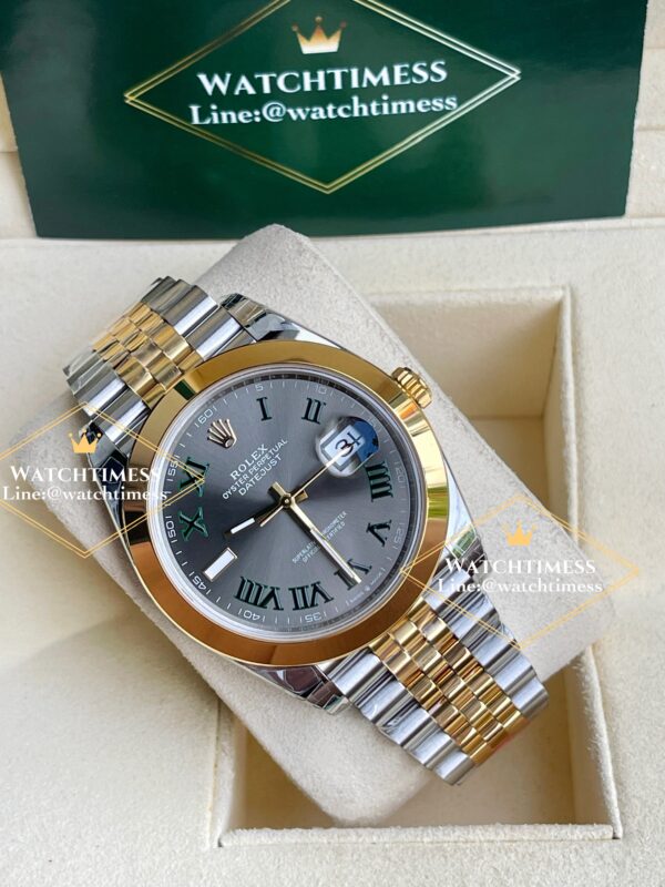 ️Rolex Datejust Wimbledon 41mm. Yellow Gold Ref.126300 Vsf Factory - Image 4