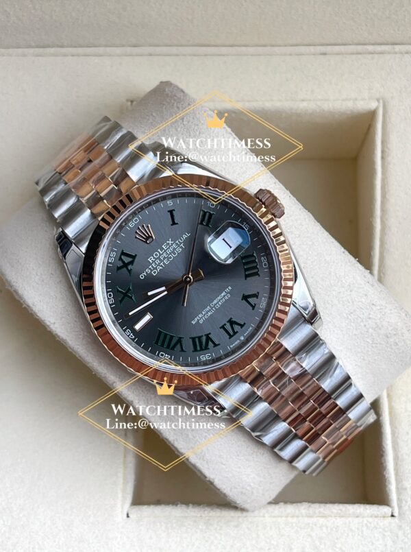 Rolex Datejust Wimbledon 36mm. Twotone Rosegold Ref.126231 Vsf Factory - Image 4