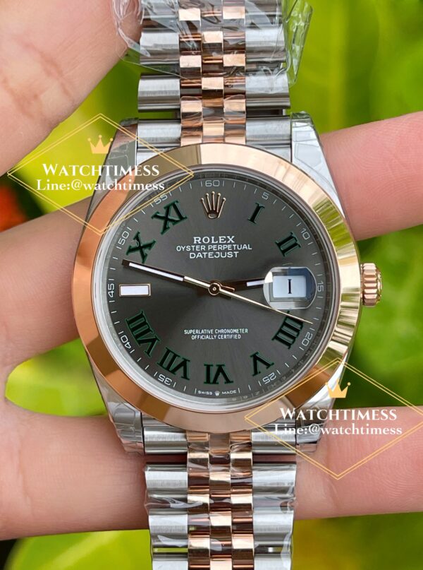Rolex Datejust Wimbledon 41mm. RoseGold Ref.126300 Vsf Factory - Image 5
