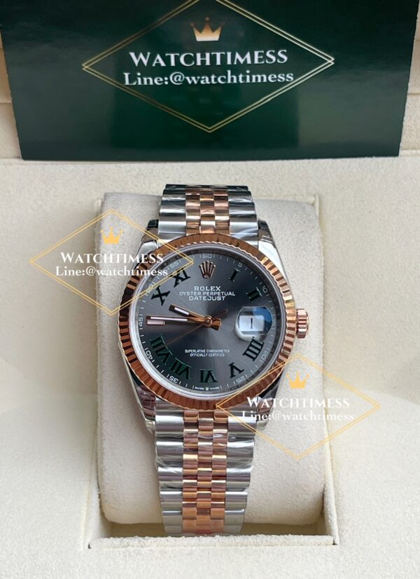 Rolex Datejust Wimbledon 36mm. Twotone Rosegold Ref.126231 Vsf Factory - Image 5