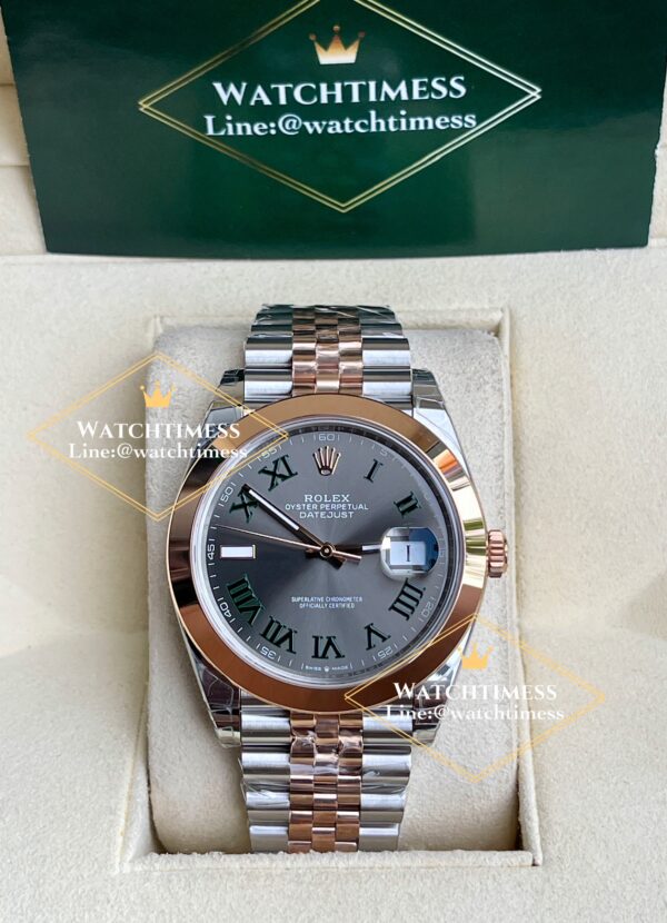 Rolex Datejust Wimbledon 41mm. RoseGold Ref.126300 Vsf Factory - Image 4