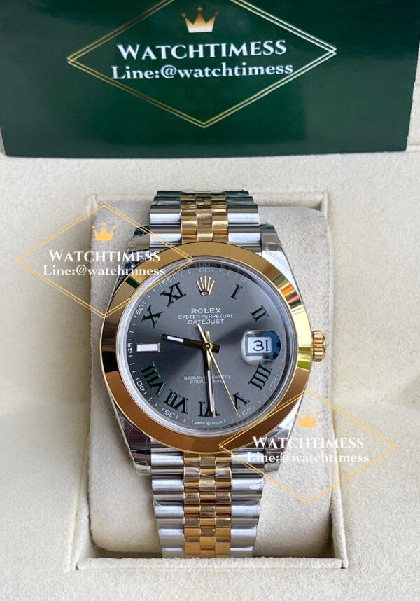️Rolex Datejust Wimbledon 41mm. Yellow Gold Ref.126300 Vsf Factory - Image 3