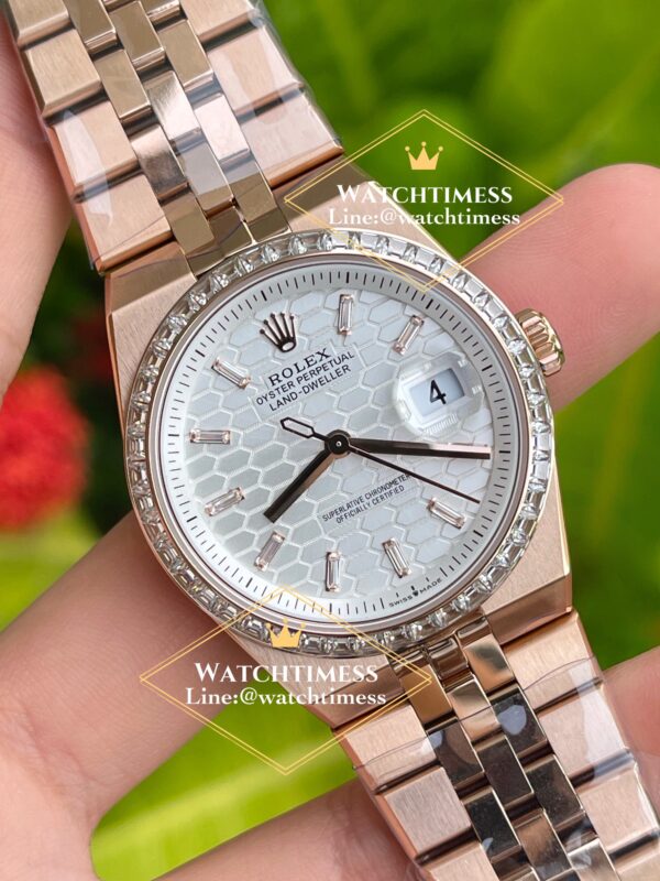 ️Rolex Land-Dweller Diamonds 36mm. Rosegold Ref.127285 R8 Factory