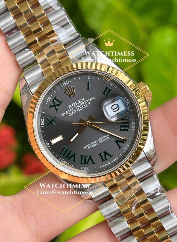 ️Rolex Datejust Wimbledon 41mm. Twotone Yellowgold Ref.126333 Vsf Factory