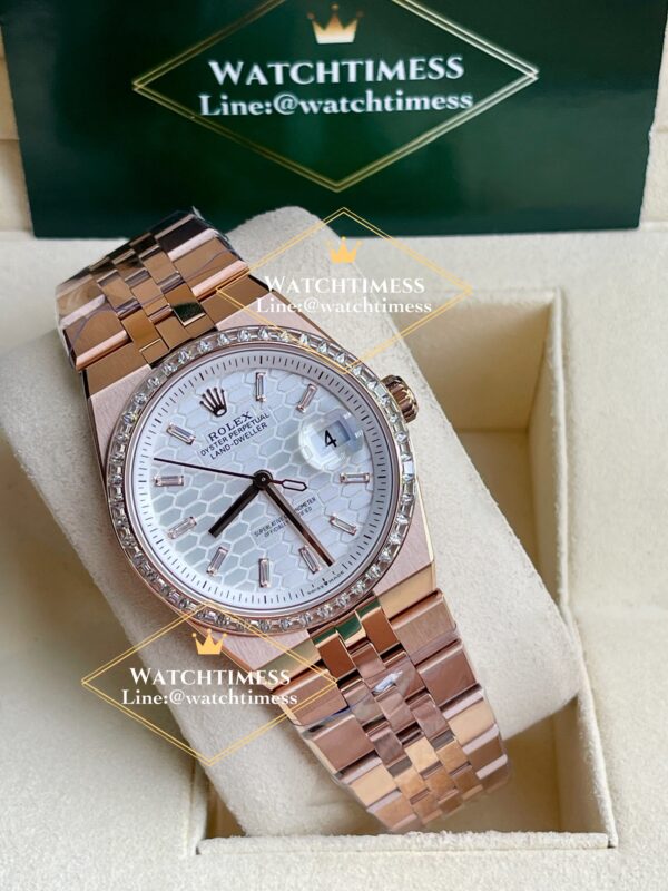 ️Rolex Land-Dweller Diamonds 36mm. Rosegold Ref.127285 R8 Factory - Image 4