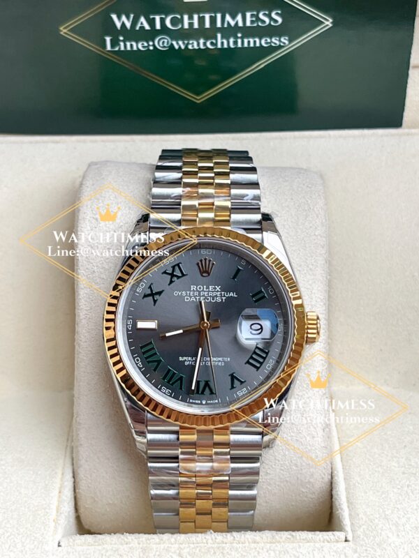 ️Rolex Datejust Wimbledon 41mm. Twotone Yellowgold Ref.126333 Vsf Factory - Image 3