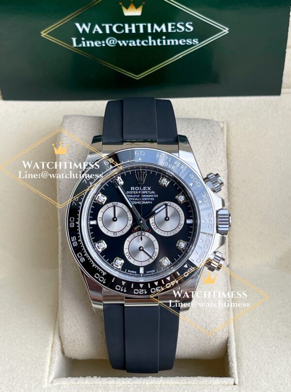 Rolex Daytona Black Diamond Dial 126519LN (Super Clone 4131) 40mm. VSF Factory - Image 3