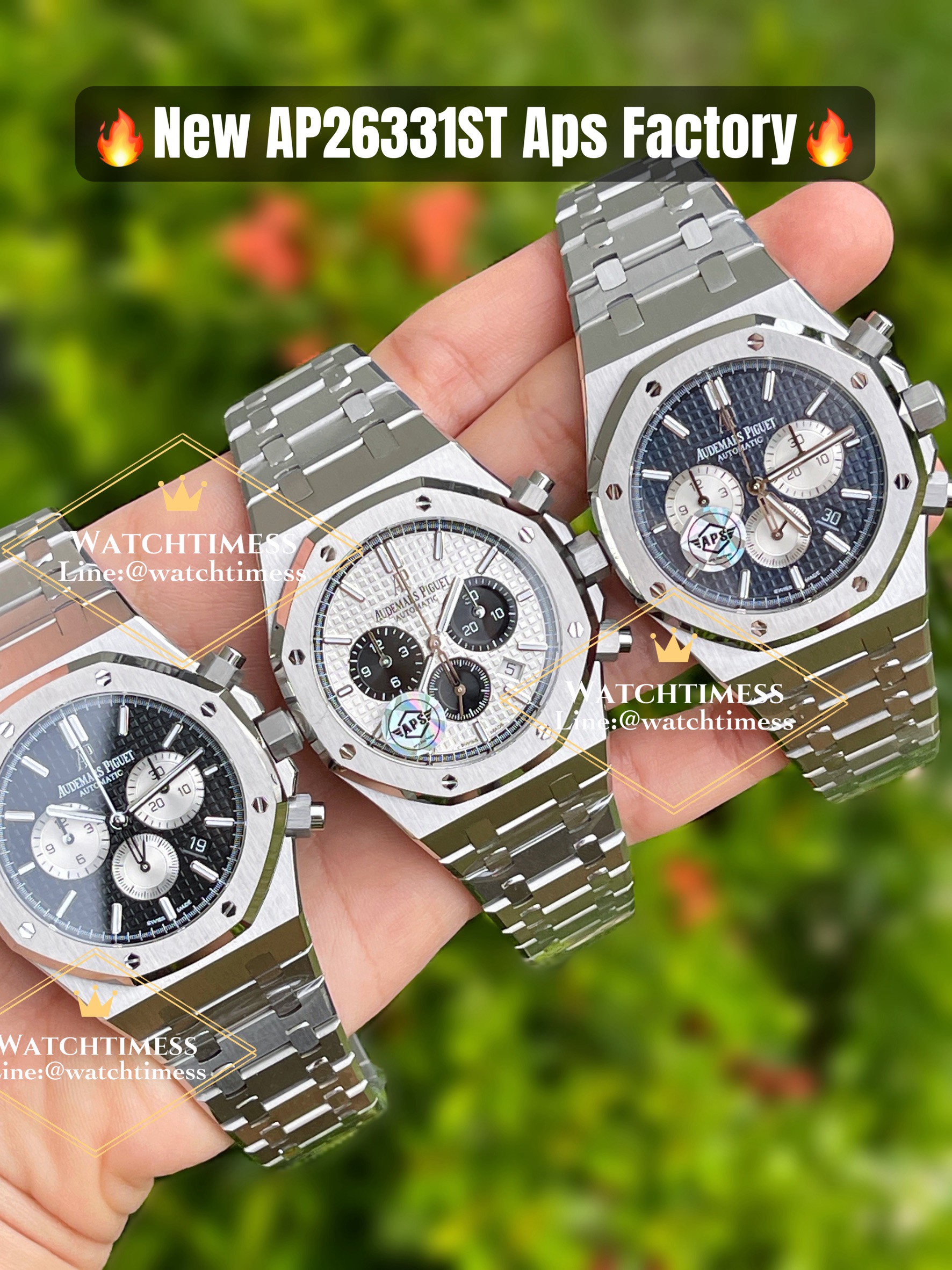 Audemars Piguet Royal Oak Chronograph Ap.26331ST APS Factory - Image 4